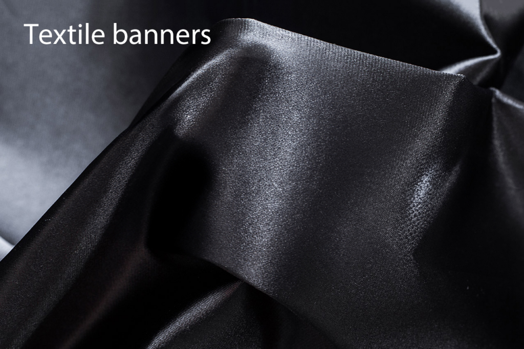 Printed textile banner